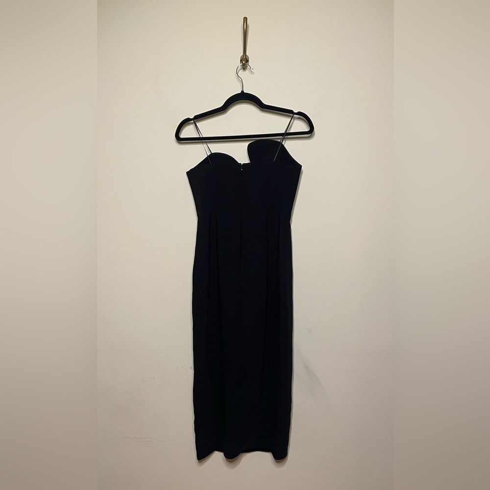 Amanda Uprichard X Revolve Strapless Puzzle Midi Dress in Black - Picture 7 of 7